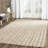 Alda Auckland Striped Handmade Gray / Natural Area Rug-1695328910