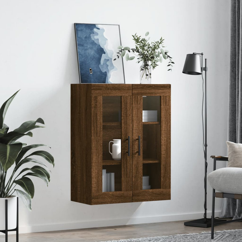 Laurinburg Bathroom Cabinet, Brown Oak