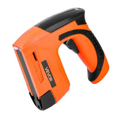 Cordless Brad Nailer, 2-in-1 Nail Gun Staple Gun, 18 Gauge 5/8 inch, Battery Powered, with 1000 Pcs Staples and 1000 Pcs Nails, Non-Slip Rubber Grip, for Woodworking, Carpentry and DIY Projects