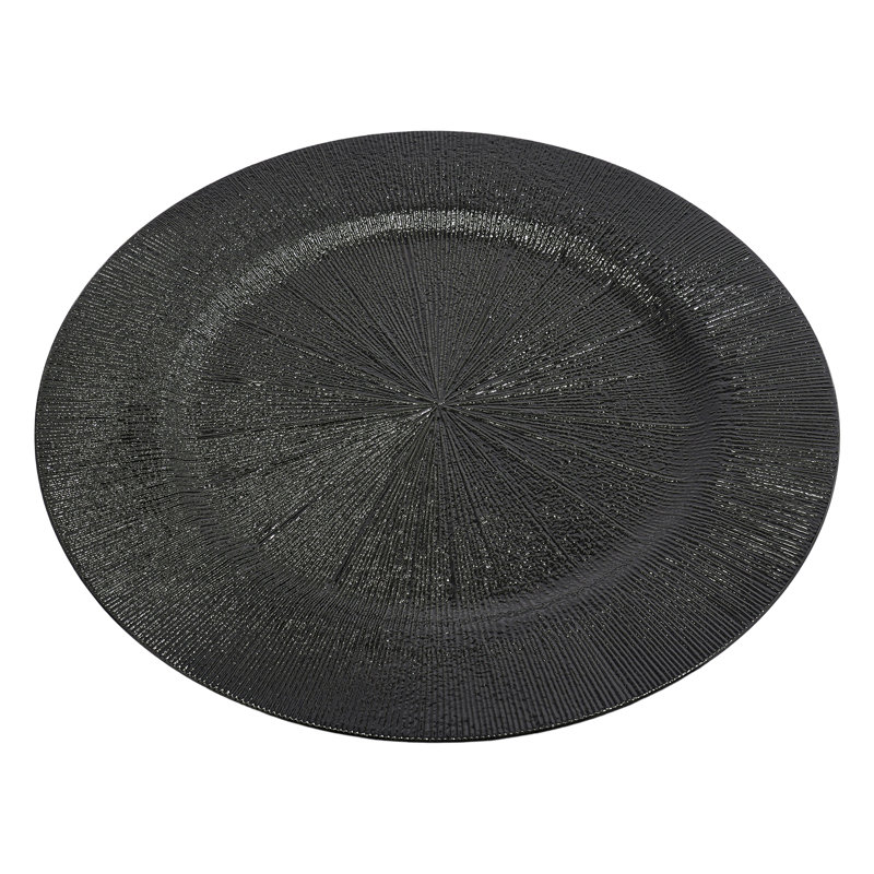 13'' Round Charger (Set of 100), Black