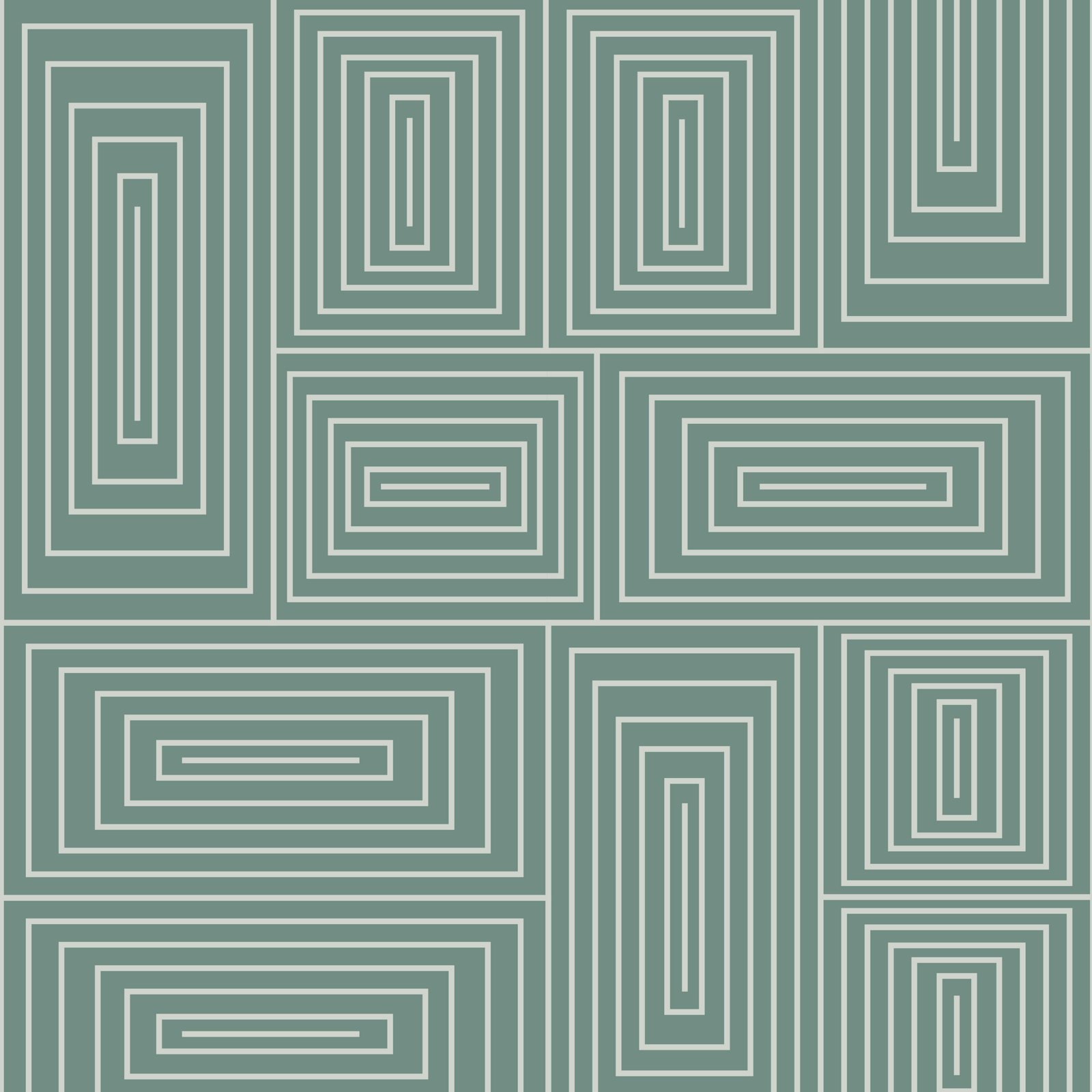 Nia Geometric Peel & Stick Wallpaper, Teal, Self-adhesive