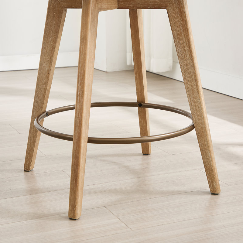 Tabouret de comptoir pivotant 26,8 po Ashwell, Beige