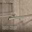 Porte de douche coulissante Levity Plus Less, H 81-5 / 8 po x l 56-5 / 8 - 59-5 / 8 po, avec verre transparent de 3/8 po d'épaisseur-71812630