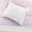 Lit double / grand avec édredon à motif cachemire floral romantique, 2 taies décoratives et coussins, édredon rose élégant / double, microfibre, coussin