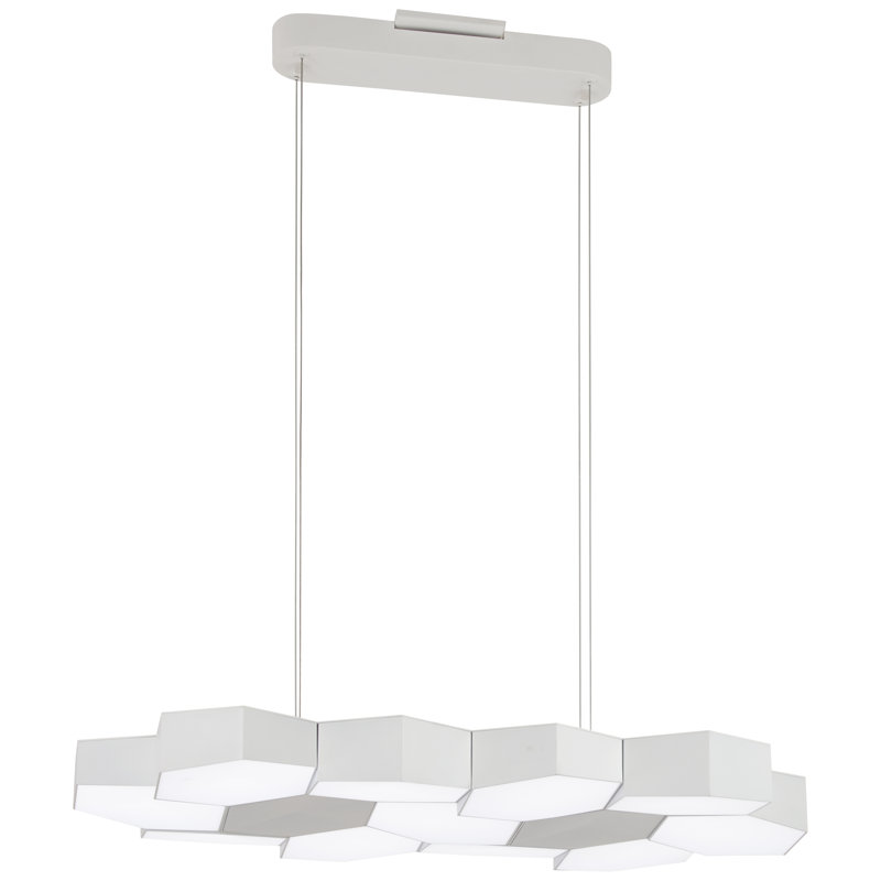 Luminaire suspendu géométrique 9 lumières pour îlot de cuisine Peake