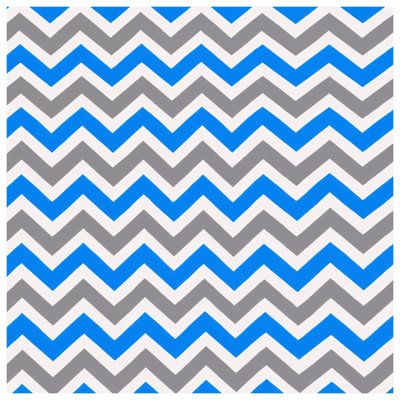Blue Gray Chevron Comforter