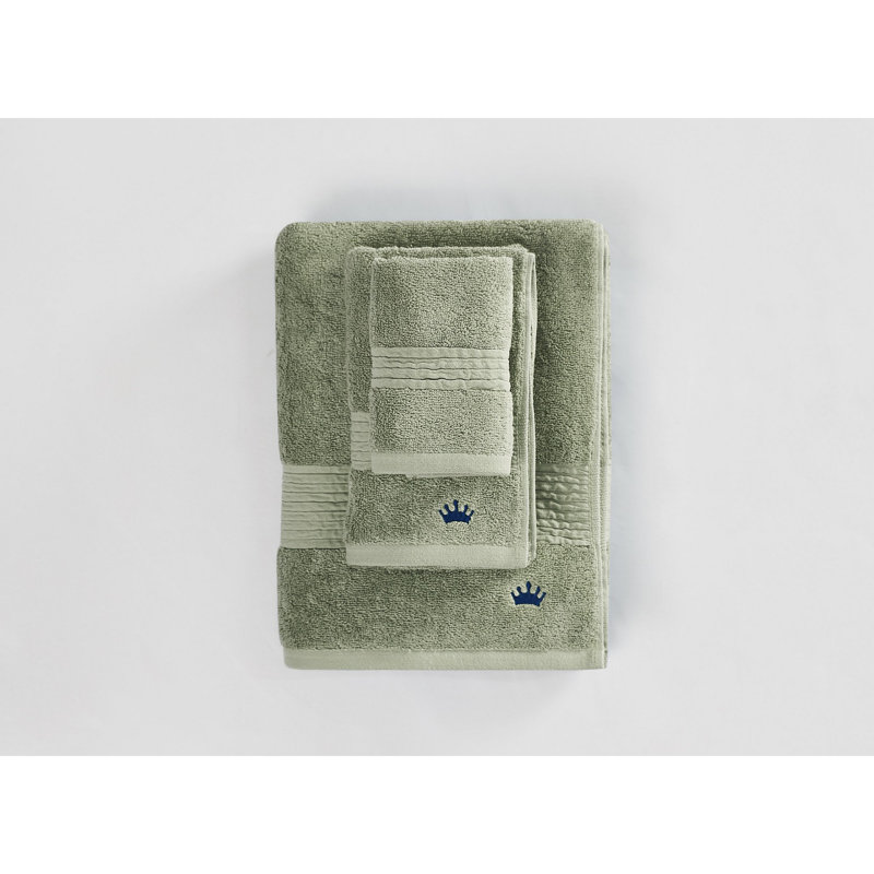  Cotton and TENCEL 8 Piece Towel Set, Green