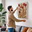 Tulip Garden Arrangement Botanical 1 Piece Wrapped Canvas Wall Art-2098744471-2098744559