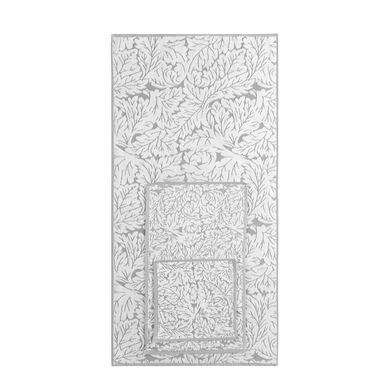 Cotton Blend Midweight Jacquard Mulit-Size Set, Grey