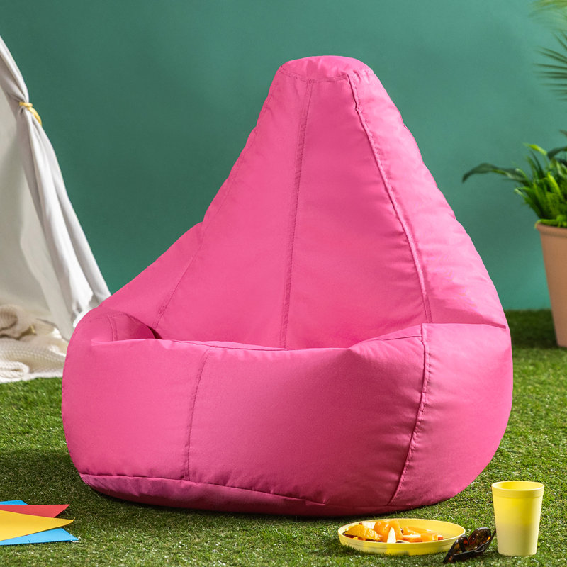 Kids Dalton Indoor-Outdoor Bean Bag, Pink