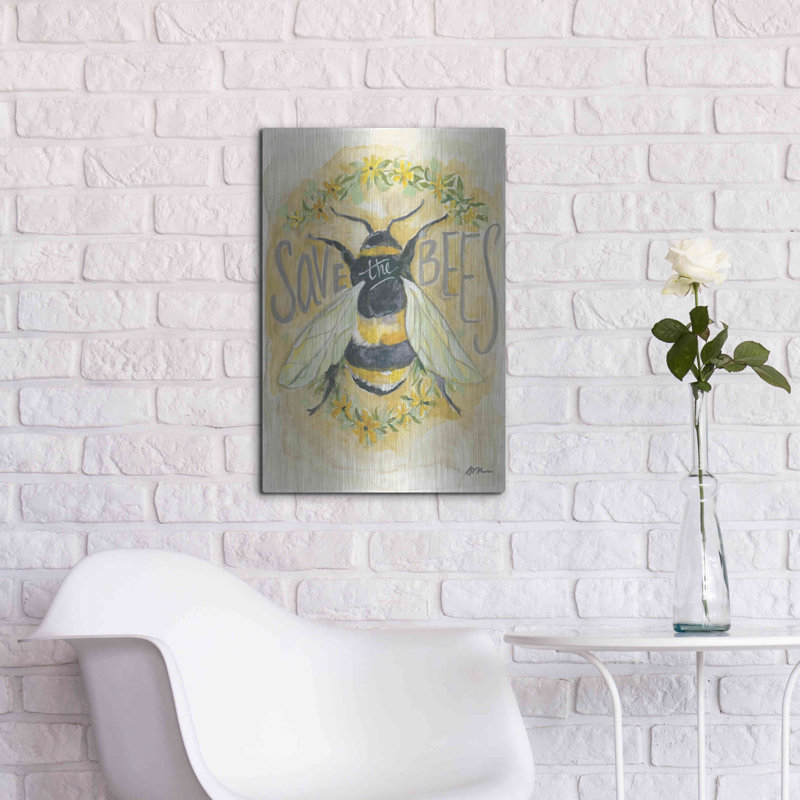 «Save The Bees» par Jessica Mingo, H 24 po x l 16 po