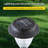 Black Low Voltage Christmas Decorations Solar Powered Integrated LED Pathway Light Pack-104007794