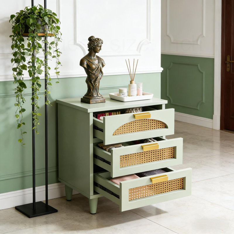 Table d'appoint en rotin