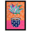 Pot de plantes à motif coloré - peinture sur papier-70291898-70291897