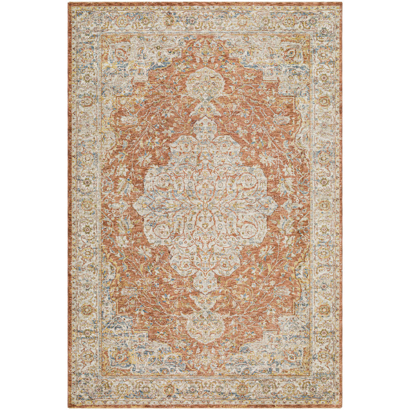 Oriental Indoor Rug, Round 6'7"