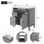Ensemble de meuble-lavabo avec lavabo, 2 tiroirs et un tiroir basculant-2135191329