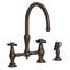 Fairfield Kitchen Bridge Faucet with Side Spray-1260315194