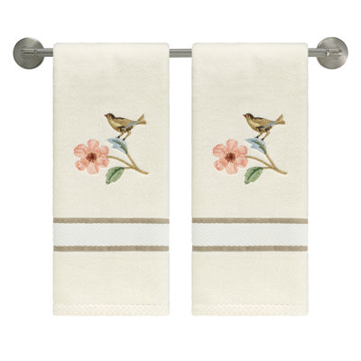Avanti Pretty Birds 2-Pack Fingertip Towel Set