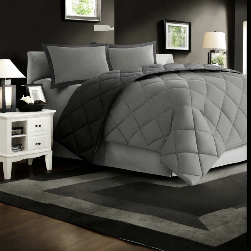 Stain-resistant Bedding Sets, Polyester Reversible, Modern Home
