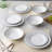 Noritake Satin Flourish 12-Piece Dinnerware Set, Service for 4