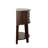 Cappuccino Demilune Shape Console Table