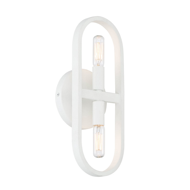 Envoy Armed Sconce, Matte White