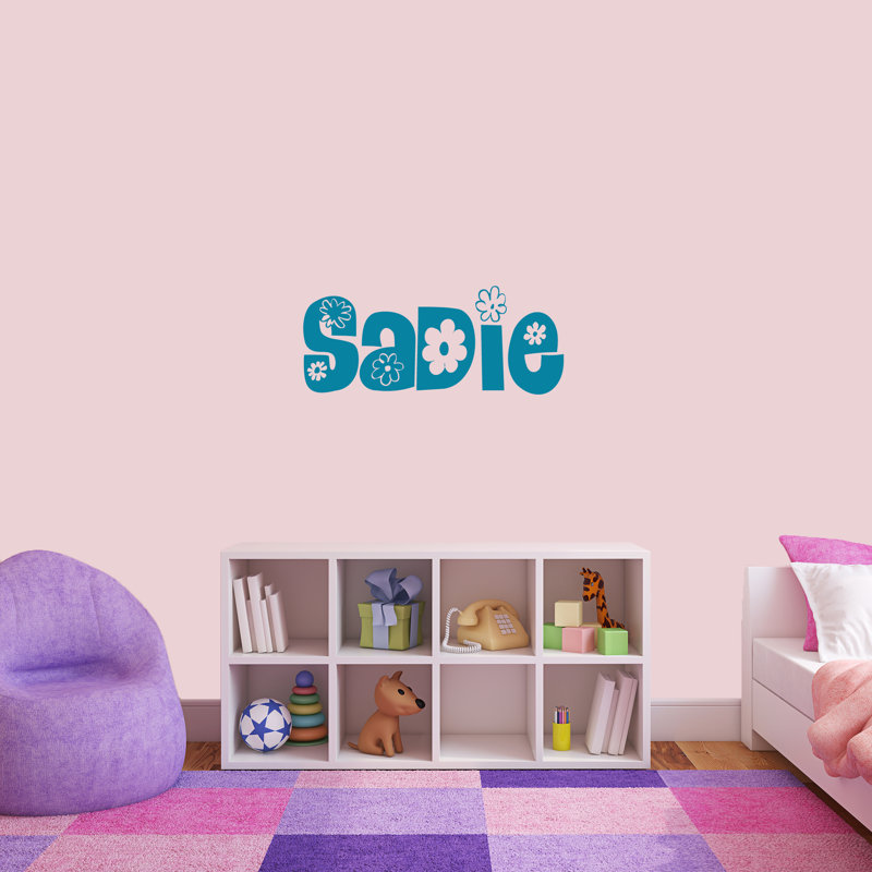 Adhésif décoratif floral, Bleu sarcelle, Oui