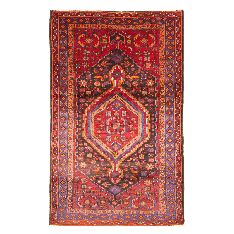 Tapis noir Anadol 4 pi 6 po x 7 pi 9 po