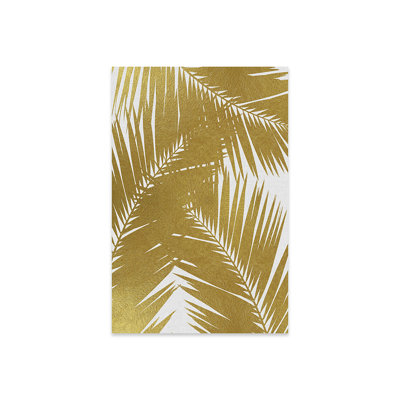 " Palm Leaf III Gold " by Orara Studio