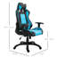 Fauteuil de jeu et de course en cuir polyuréthane à haut dossier