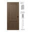 Porte pré-suspendue simple en bois manufacturé 2 panneaux à 2 panneaux-94623321-94623323-106872369