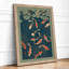 Koi in Motion Japandi - Framed Print-1410614987-1410614983