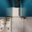 Porte de douche, porte de douche en verre trempé pour salle de bain