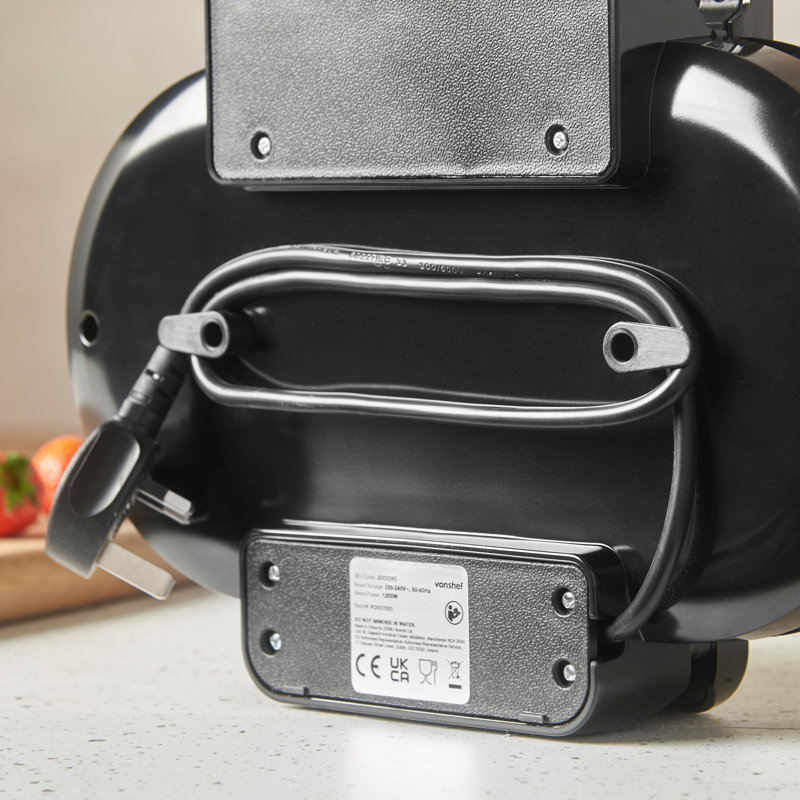 VonShef Round Waffle Maker
