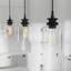 Loucks 1-Light Modern Dimmable Single Jar Pendant Light with Clear Glass Shade-673755892