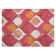 Machine-Washable Stain Polyester Resistant Geometric Area Rug