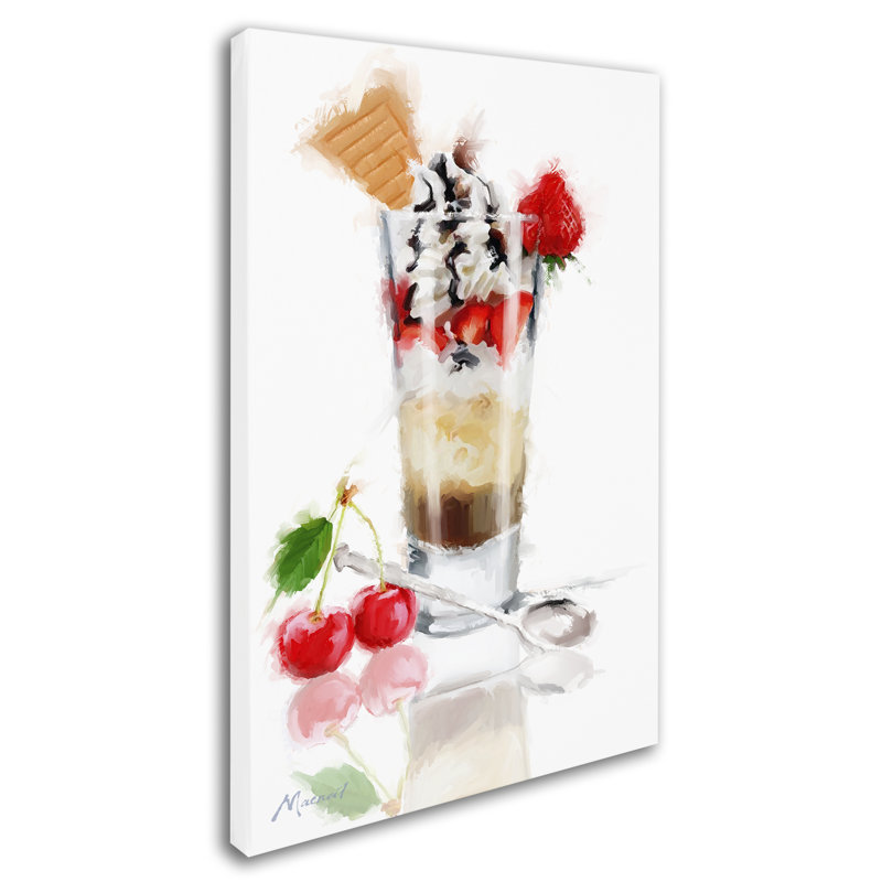 «Ice Cream Sundae» par Armand, reproduction sur toile, H 19 po x l 12 po x P 2 po