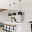 Luminaire suspendu noir 1 lumière Adabella