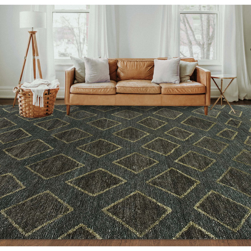 Geometric Area Rug, Rectangle 4' x 6'