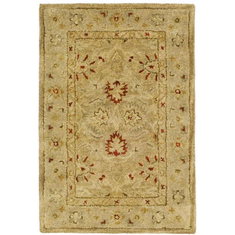 Crisanta Hand Tufted Wool Oriental Rug, Rectangle 8' x 10'