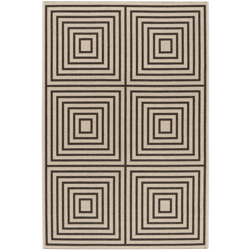 Gaitani Performance Geometric Indoor/Outdoor Area Rug, Rectangle 3' x 5'