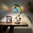 Copemish Tiffany Table Lamp Dragonfly Stained Glass LED Bulb Included Iron Metal Leaves 11"W*8"D*21"H-584314414