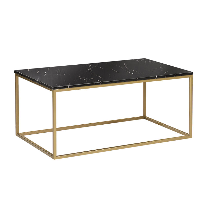 Genevieve Frame Coffee Table, Gold