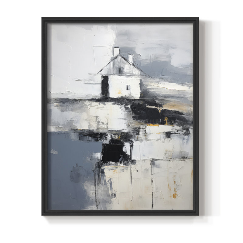 "NAUTICAL Series Dxliv", H 11 po x l 9 po, Noir, noir, noir, noir