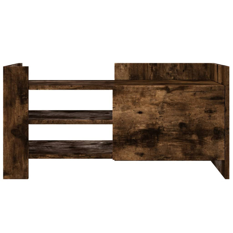 Appledorf TV Stand for TVs up to 43", Smoked Oak, 80cm