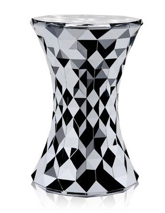 Tabouret en pierre de Marcel Wanders, Chrome