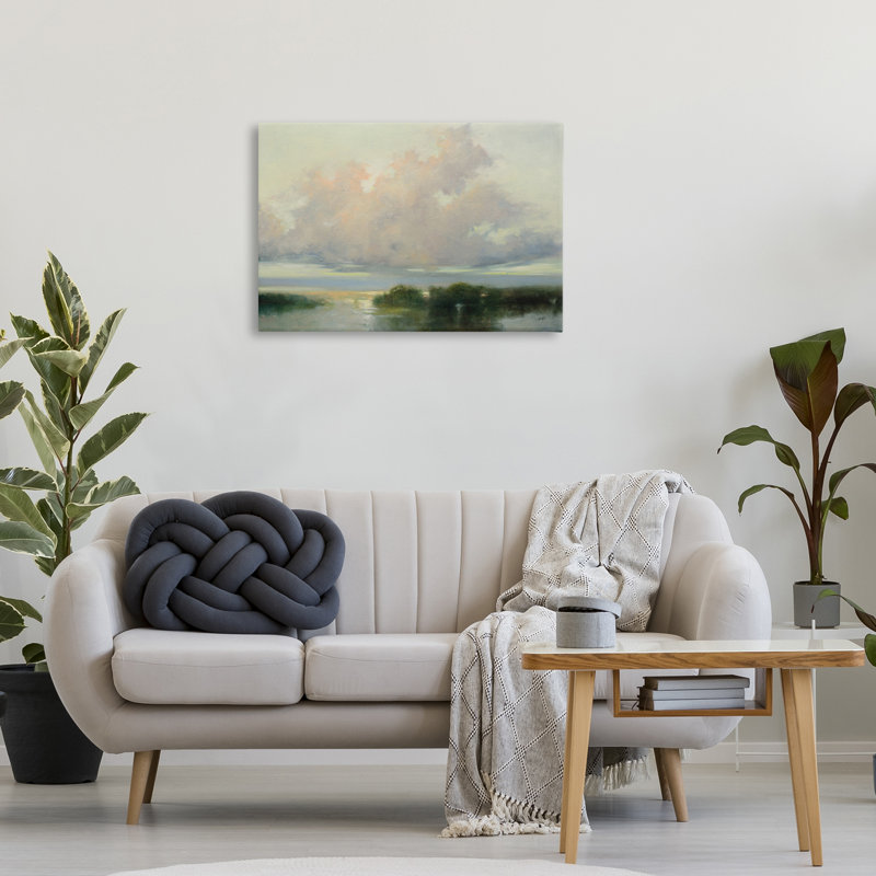 Nuage et courants, toile par Julia Purinton, H 20 po x l 30 po