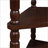 Light Espresso 3-Tier Space-Saving Coffee Table for Small Spaces, Solid Wood Legs, Easy Assembly