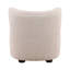 Rose Polyester Occasional Chair, Sand