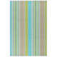 Aquinnah Ticking Multi Machine Washable Rug